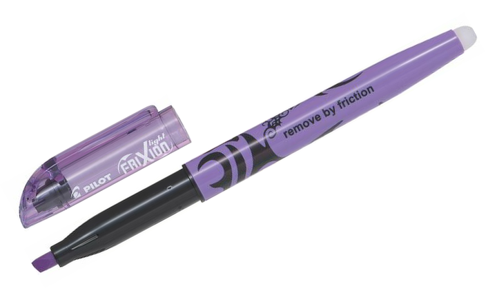 Pilot FriXion Light Erasable Highlighter Pen Wallet of 4 (Blue, Green, Yellow, Violet)