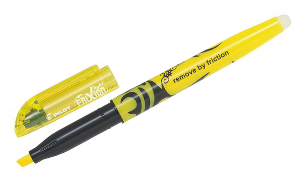 Pilot FriXion Light Erasable Highlighter Pen Wallet of 3 (Yellow Pink Green)