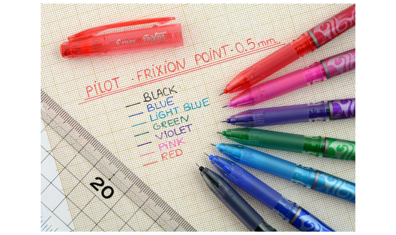 Pilot FriXion Point Erasable Rollerball Pen Assorted Set of 7
