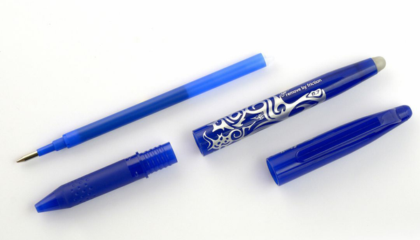 Pilot FriXion Erasable Rollerball Pen Assorted Pack of 5 (2 Black, 2 Blue, 1 Red)