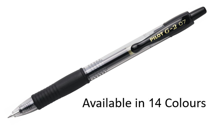 Pilot G2 07 Gel Ink Rollerball Pen BLG207