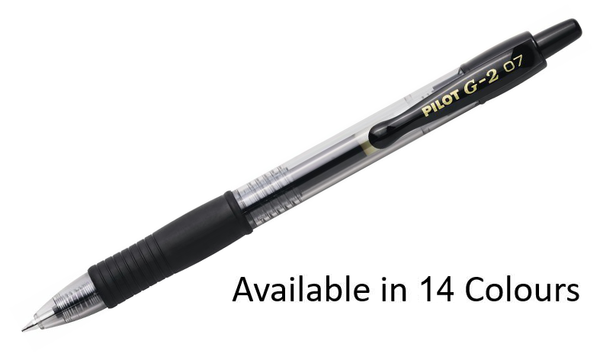 Pilot G2 07 Gel Ink Rollerball Pen BLG207