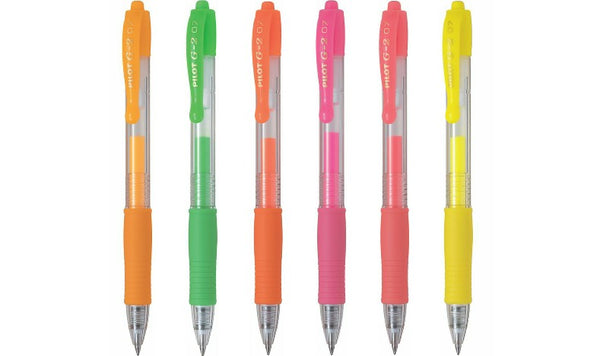 Pilot G2 07 Neon Gel Ink Rollerball Pen