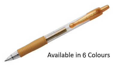Pilot G2 Metallic Retractable Rollerball Pen