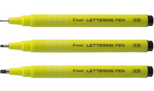 Pilot Lettering Pen Set of 3 (1.0, 2.0, 3.0)
