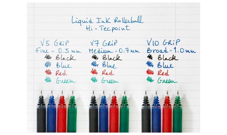 Pilot V5 Grip Hi-Tecpoint Rollerball Pen BXGPN-V5