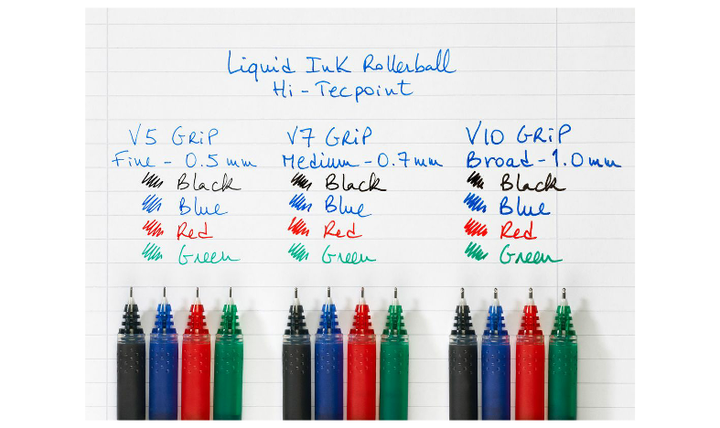 Pilot V5 Grip Hi-Tecpoint Rollerball Pen BXGPN-V5