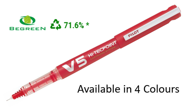 Pilot V5 Hi-Tecpoint Cartridge System Rollerball Pen