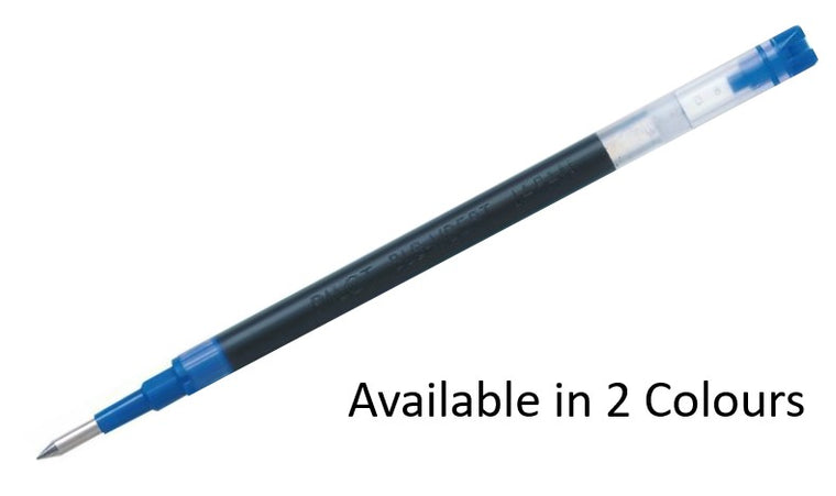 Pilot Frixion Clicker - Retractable Erasable Gel Ink Pens - Blue Ink -  Medium 0.7mm Nib - Blister Pack of 2 + 6 Bonus Refills