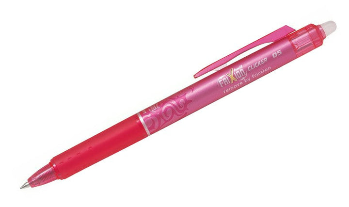 Pilot FriXion Clicker Erasable Rollerball Pen 05 Fine BLRT-FR5 Set of 3 Assorted