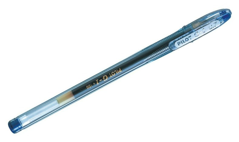 Pilot G-1 Kugelschreiber – Gel-Tinte Blau, Mittlere Spitze 0,7 Mm, Mit Schutzkappe