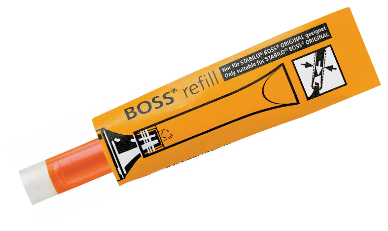 Highlighter - STABILO BOSS ORIGINAL Refills - Assorted Pack Sizes and Colours