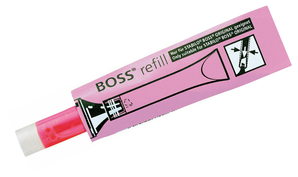 Highlighter - STABILO BOSS ORIGINAL Refills - Assorted Pack Sizes and Colours