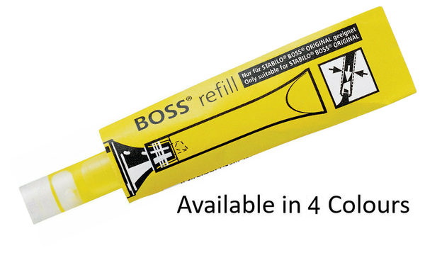 Highlighter - STABILO BOSS ORIGINAL Refills - Assorted Pack Sizes and Colours