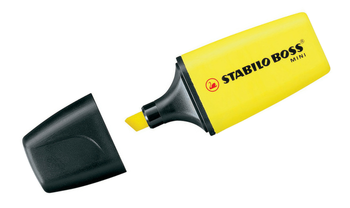 Highlighter - STABILO BOSS MINI - Assorted Pack Sizes and Colours