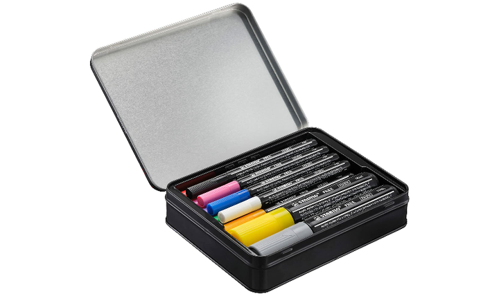 Acrylic Marker - STABILO FREE Acrylic - Starter Kit - Box of 11 - Assorted Colours