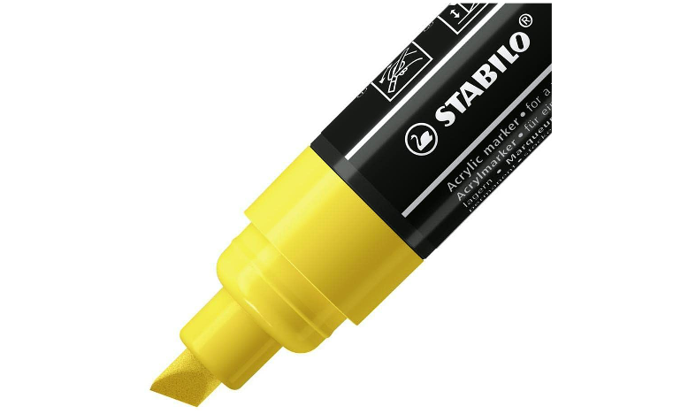 Acrylic Marker - STABILO FREE Acrylic - Starter Kit - Box of 11 - Assorted Colours