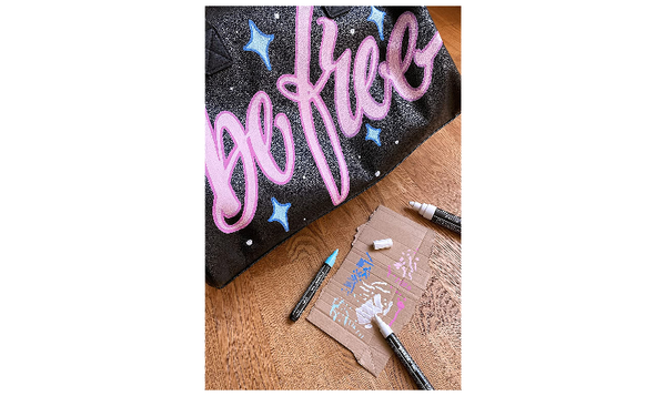 Acrylic Marker - STABILO FREE Acrylic - T300 2-3 mm Bullet Tip Vibrant - Wallet of 5 - Assorted Colours