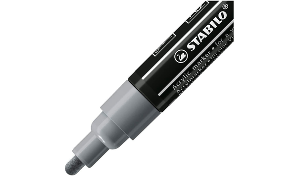 Acrylic Marker - STABILO FREE Acrylic - T300 2-3 mm Bullet Tip Vintage - Wallet of 5 - Assorted Colours