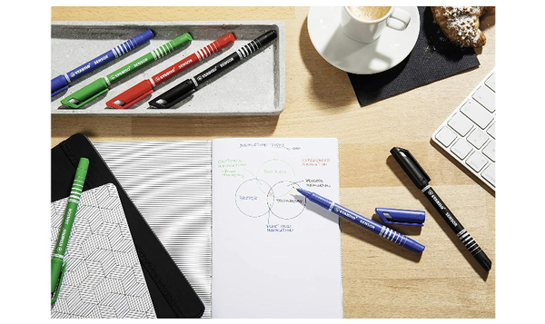 Fineliner with Cushioned F-Tip - STABILO SENSOR F - Assorted Pack Sizes and Colours