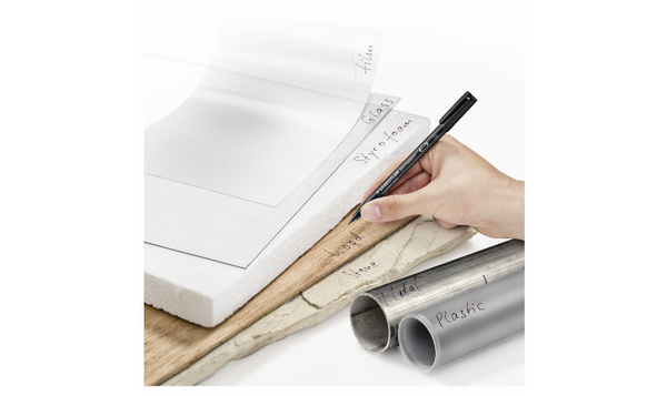 STAEDTLER Lumocolor Permanent Marker Pen Superfine Wallet of 8