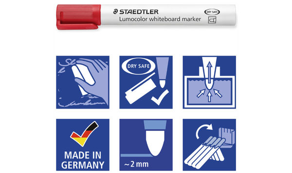 STAEDTLER Lumocolor Whiteboard Marker Bullet Tip