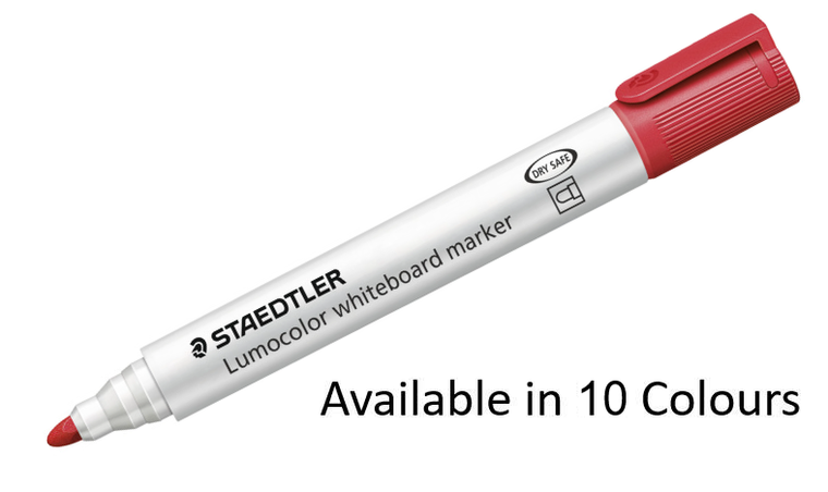 Staedtler Lumocolor 301 Whiteboard Dry Erase Pens Set of 4 Colors