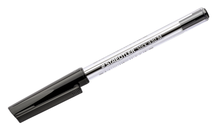 STAEDTLER Stick 430 Ballpoint Pen Medium Set of 6 Black