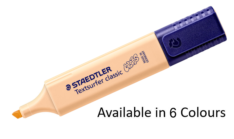 Text Surfer STAEDTLER Textsurfer Pastel Highlighter | Dr Pen