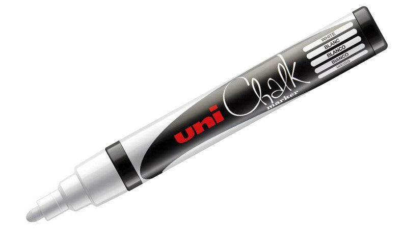 Uni Chalk Marker Pen PWE-5M Bullet Tip