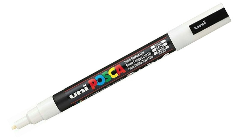 Uni : Posca Marker : PC-3M : Fine Bullet Tip : 0.9 - 1.3mm : Assorted  Colors Set of 40