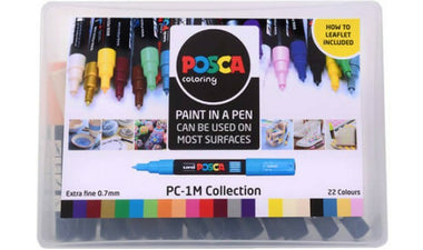 Uni POSCA Marker Pen PC-1M 22pc Collection Box