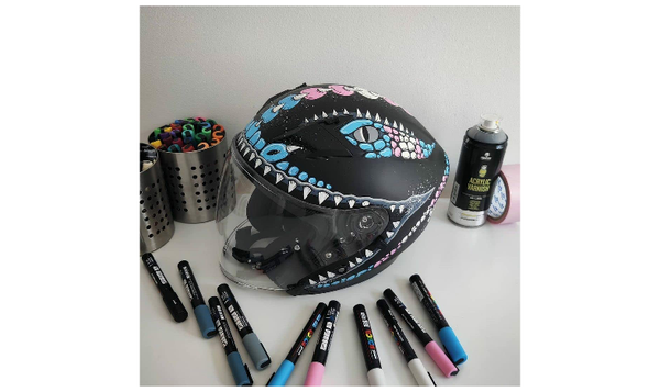 Uni POSCA Marker Pen PC-5M Medium Set of 2 (Gold Silver)