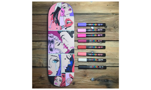 Uni POSCA Marker Pen PC-3M Fine Set of 8 Assorted