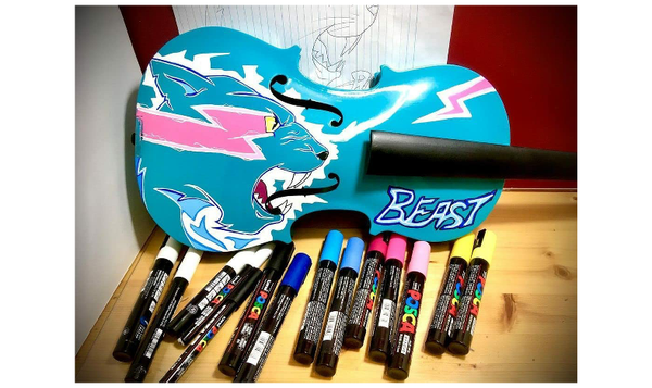 Uni POSCA Marker Pen PC-5M Medium Set of 8 Pastels