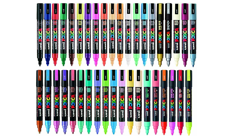 Uni POSCA Marker Pen PC-5M Medium 39pc Collection Box