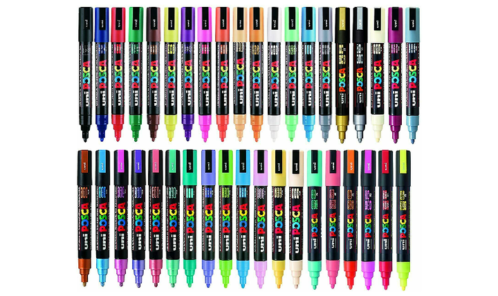 Uni POSCA Marker Pen PC-5M Medium 39pc Collection Box