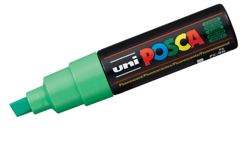 POSCA PC‑8K Broad Chisel Paint Marker (8mm)