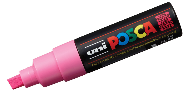 POSCA PC‑8K Broad Chisel Paint Marker (8mm)