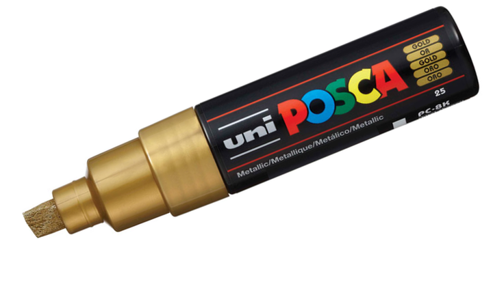 POSCA PC‑8K Broad Chisel Paint Marker (8mm)