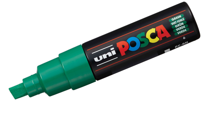 POSCA PC‑8K Broad Chisel Paint Marker (8mm)