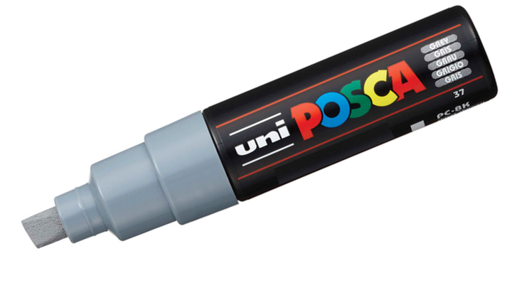 POSCA PC‑8K Broad Chisel Paint Marker (8mm)