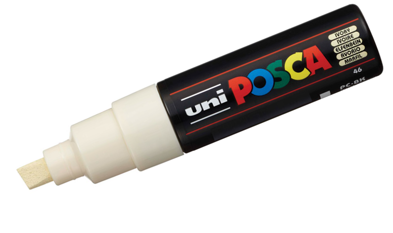 POSCA PC‑8K Broad Chisel Paint Marker (8mm)