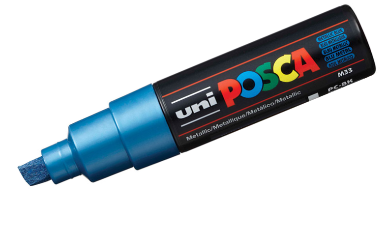 Uni-ball Blue Posca Marker PC-5M