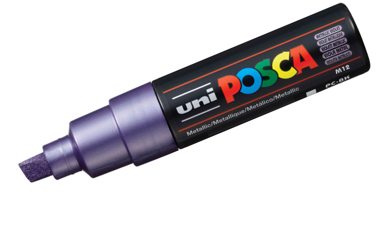 POSCA PC‑8K Broad Chisel Paint Marker (8mm)