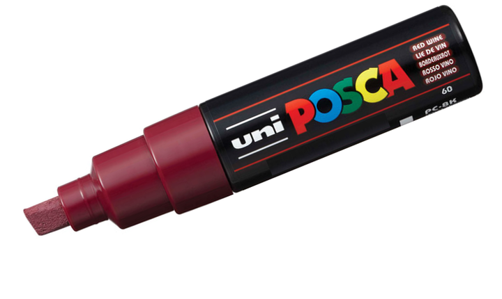 POSCA PC‑8K Broad Chisel Paint Marker (8mm)