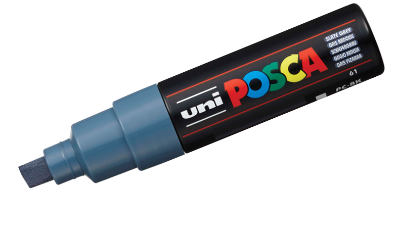 POSCA PC‑8K Broad Chisel Paint Marker (8mm)