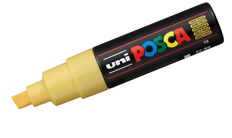 POSCA PC‑8K Broad Chisel Paint Marker (8mm)