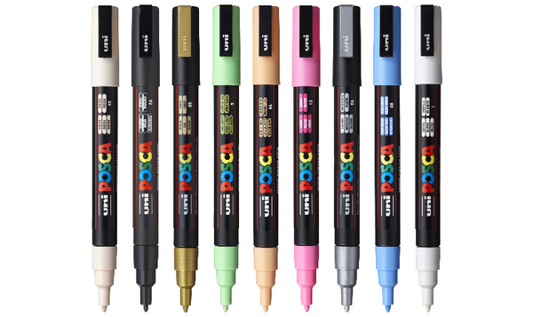 Uni POSCA Marker Pen Set of 24