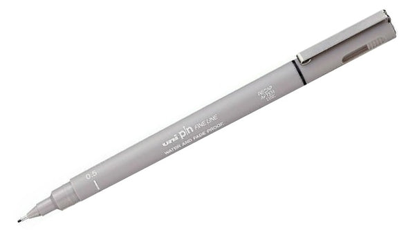 Uni PIN Drawing Pen Light Grey